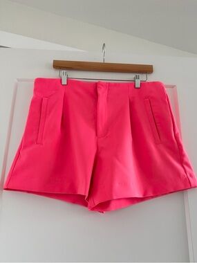 Pink Women's Pleated Shorts